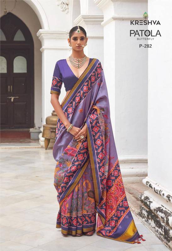 Kreshva patola butterfly Saree suppliers in Pune